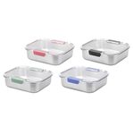 SMASH - Edelstahl - Mahlzeitbox - 600 ml (Blau) Lunch Box- VPE: 6