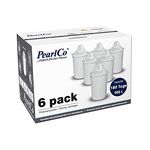 PearlCo Wasserfilter-Kartusche 'Classic' 6er Pack