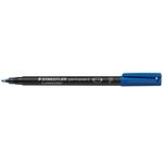 STAEDTLER Lumocolor wasserfest F blau