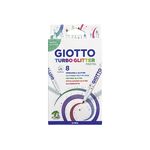 GIOTTO Giotto Turbo Glitter pastel K8 8er Kartonetui