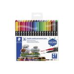 STAEDTLER Fasermaler Doppelspitze 36ST 36er Etui