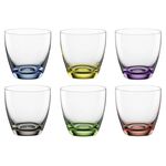 BOHEMIA CRISTAL Whiskybecher 'Viva Colori' 6er Set