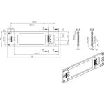 Montagepl.silber f.TS 2000 NV u.NV BC GEZE