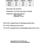 ZT-Einsteckschl.BAD 20/ 65/78/8mm DIN R silber rd Kl 3 Zinkdruckg.SSF