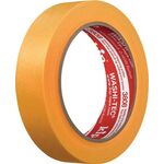 Abdeckband 3808 WASHI-TEC® Premium Goldkrepp® glatt orange L.50m B.24mm Rl.KIP - VPE: 9