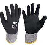 Handschuhe Hit Flex V Gr.10 schwarz/grau EN 388 PSA II ASATEX - VPE: 12