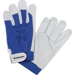 Handschuhe Donau Gr.8 natur/blau Nappaleder EN 388 PSA II PROMAT - VPE: 12