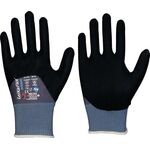 Handschuhe LeikaFlex® Brilliant Gr.11 grau/schwarz PSA II 12 PA LEIPOLD - VPE: 12