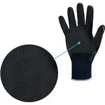 Handschuhe GRIDSTER Gr.9 dunkelblau/schwarz EN 388,EN 407 PSA II STRONGHAND - VPE: 12