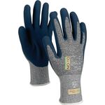 Handschuh Recycle Basic 16001 Gr.8 blau/hellblau EN388 EN420+A1 PSA II OX-ON - VPE: 12