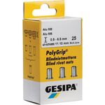 Blindnietmutter PolyGrip® Nietschaft dxl 9x18mm M6 Alu 25 St.GESIPA