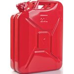 Kraftstoffkanister 20l Feuerrot RAL 3000 Stahlbl.0,9mm L345xB165xH470mm VALPRO