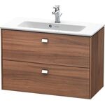 Duravit WT-Unterbau BRIOSO COMPACT Griffe chrom 553x820x389mm basalt matt