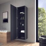 Duravit Hochschrank L-CUBE 500x363x1760mm Ans rechts graphit matt