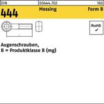 Augenschraube DIN 444 FormB BM 16x 140 Messing 1 Stück