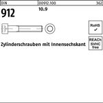 Zylinderschraube DIN 912 Innen-6kt M20x 300 10.9 1 Stück