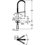 Grohe Einhand-Spültischbatterie K7 1/2Zoll m Profibrause chr