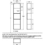 V&B Hochschrank FINION 418x1516x270mm Ans L Regal gls wh Wln ve