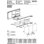 Keuco Spiegelschrank ROYAL MODULAR 2.0 Breite 1500mm Höhe 700mm Tiefe 120mm