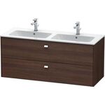 Duravit Waschtischunterbau BRIOSO 553x1290x479mm, Griffe chrom basalt matt