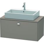 Duravit Konsolenunterschrank BRIOSO Griff chrom 442x920x480mm basalt matt