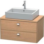 Duravit Konsolenunterschrank BRIOSO Griffe chrom 442x620x480mm graphit matt