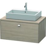 Duravit Konsolenunterschrank BRIOSO Griff chrom 442x920x550mm pine silver