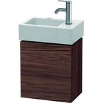 Duravit Waschtischunterbau L-CUBE 400x364x241mm Ans links nussbaum dunkel