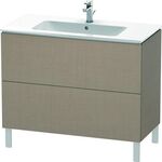 Duravit Waschtischunterbau L-CUBE 1020x481x704mm leinen