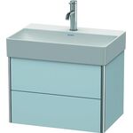 Duravit WT-Unterbau XSQUARE COMPACT 397x584x390mm lichtblau seidenmatt