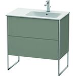 Duravit Waschtischunterbau XSQUARE 832x810x478mm Be re steingrau seidenmatt