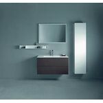 Duravit Halbhochschrank L-CUBE 400x243x1320mm Ans links weiß hochglanz