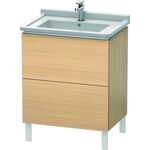 Duravit Waschtischunterbau L-CUBE 469x670x712mm mediterrane eiche