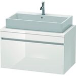 Duravit Konsolenunterschrank DURASTYLE 512x900x548mm eiche schwarz / weiß matt