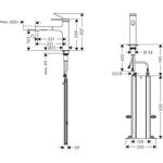 Einhebel-Küchenmischer Zesis M33 ComfortZone 160, 2 jets, sBox chrom