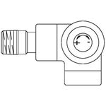 OV Thermostatventil Baureihe E Winkel-Eck rechts DN 15 1/2Zoll PN 10 weiß