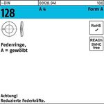 Federring DIN 128 A 16 A 4 50 Stück - VPE: 50