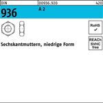 Sechskantmutter DIN 936 M16 A 2 25 Stück - VPE: 25