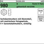 Sechskantmutter DIN 980 Klemmteil VM 10x 1 8 galv.verz. 100 Stück - VPE: 100