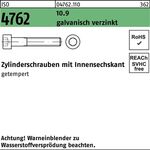 Zylinderschraube ISO 4762 Innen-6kt M4x45 10.9 galv.verz. 500St. - VPE: 500