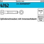 Zylinderschraube ISO 4762 Innen-6kt M12x 30 A 4 BUMAX109 25 Stück BUFAB - VPE: 25