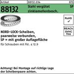 Unterlegscheibe R 88132 geklebt NL 22 SP Sta zinklamellenb. 50St. NORD-LOCK - VPE: 50