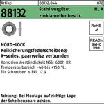 Unterlegscheibe R 88132 NLX 12 Sta vergütet zinklamellenb. 200St. NORD-LOCK - VPE: 200