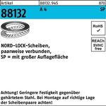 Unterlegscheibe R 88132 geklebt NL 14 SP SS A 4 100 Stück NORD-LOCK - VPE: 100