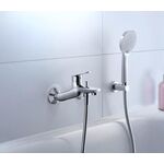 Duravit Handbrause 110, 3 jet, MinusFlow chrom / weiß