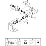 Grohe Einhand-Brausebatterie PLUS 1/2Zoll chr