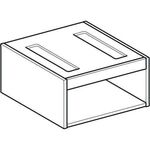 Geberit Unterschrank-Korpus VariForm für AS-WT, 2 Schubladen lava