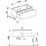 Keuco WTU EDITION 11 PLANNING 1050x350x535mm m LED-I-Bel Ei he