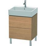 Duravit Waschtischunterbau L-CUBE 582x584x459mm europäische eiche