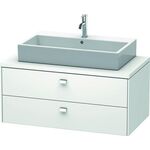 Duravit Konsolenunterschrank BRIOSO Griffe chrom 442x1020x550mm weiß matt